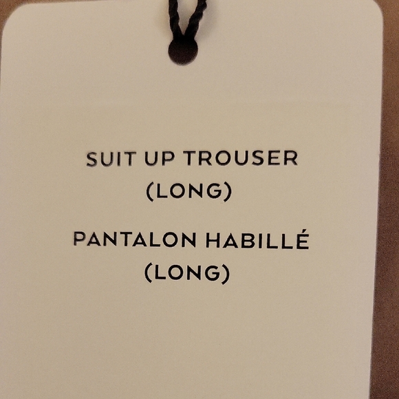 ALO Yoga Womens Beige Suit Up Trousers.  NWT. Taupe Color. Medium Long - Picture 4 of 4